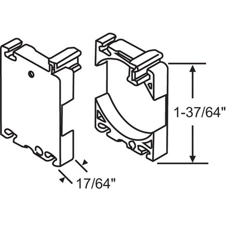 Strybuc Locking Case Halves 96CR-528